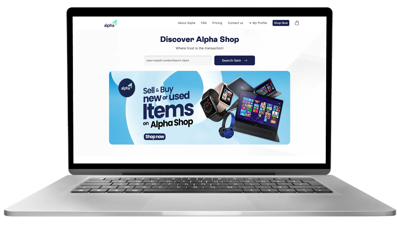 Shop on Alpha